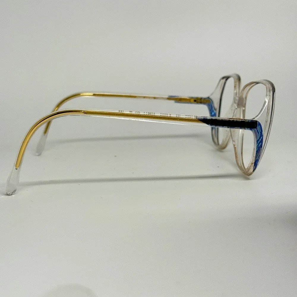 Silhouette SPX M 1783 C 2288 Eyeglasses Frames Clear Blue Gold 56-14-135 Austria